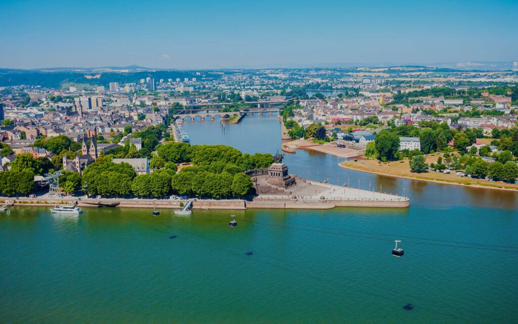 Das deutsche Eck in Koblenz