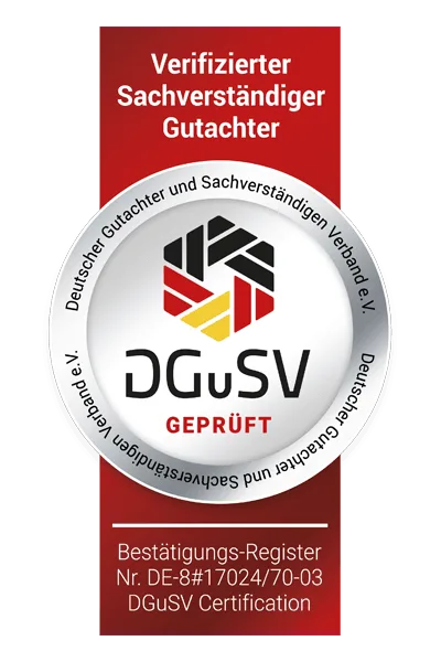 DGuSV e. V. – verifiziertes Mitglied im Deutschen Gutachter- und Sachverständigenverband