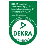 DEKRA-Siegel – zertifizierter Sachverständiger für Immobilienbewertung (D1)